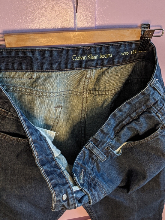 Calvin Klein Other - Calvin Klein Men's Washed Black Relaxed Jeans